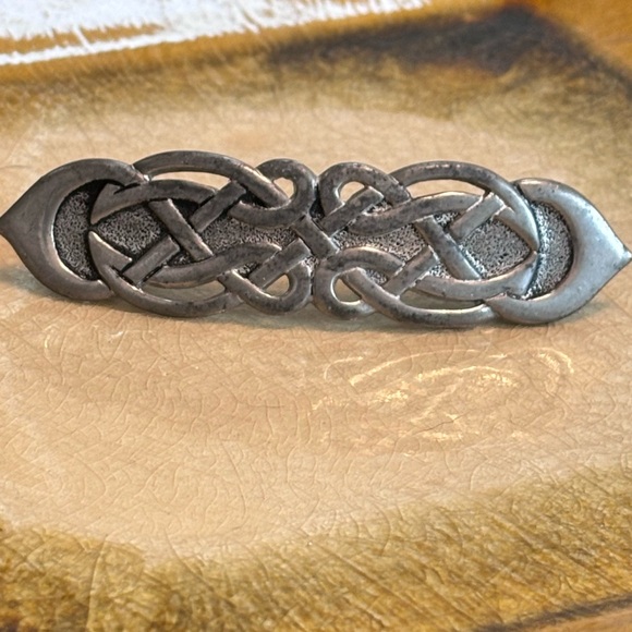 Vintage Celtic Trust Knot Hair Clip! main image 6